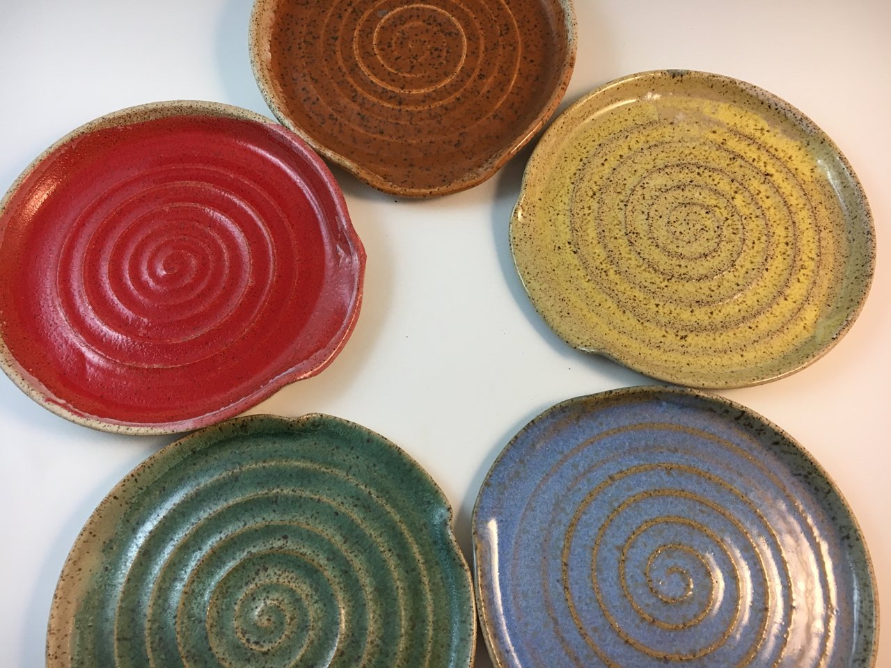 Ceramic spoon rest pottery