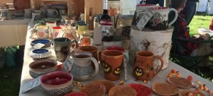 fall and halloween pottery