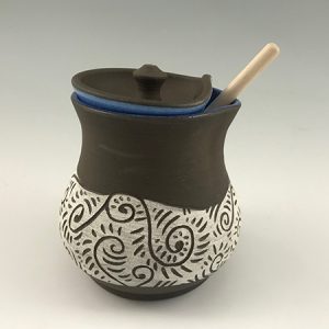 ceramic honey pot