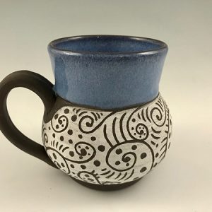 20 oz handmade coffee mug