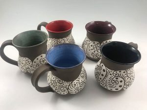 unique pottery mugs