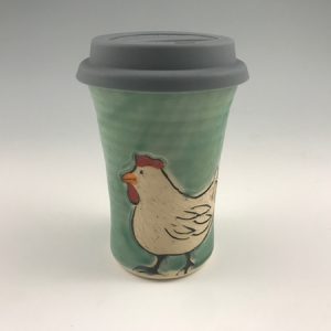 chicken travel mug