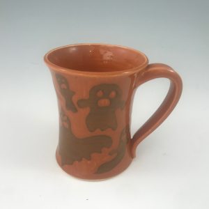 orange ghost mug