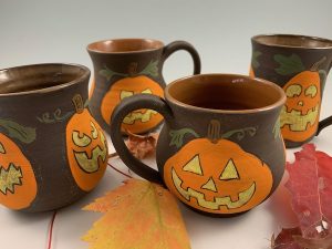 jack-o-lantern pottery