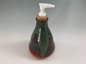 pottery soap dispenser