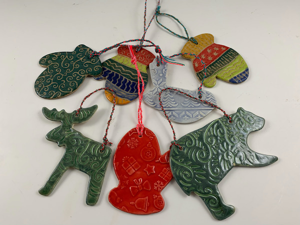 ceramic christmas ornaments