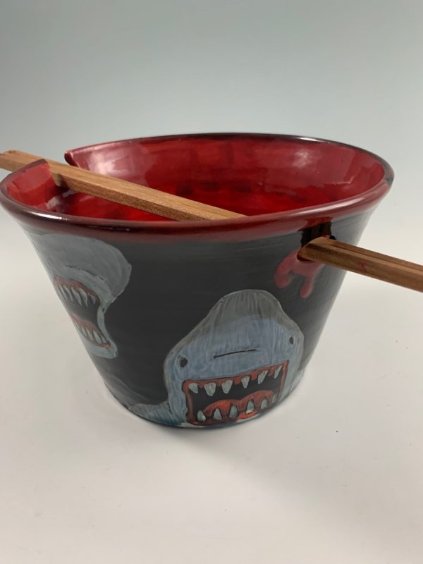 shark attack noodle bowl