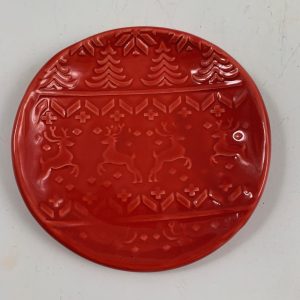 Reindeer Dish - Red