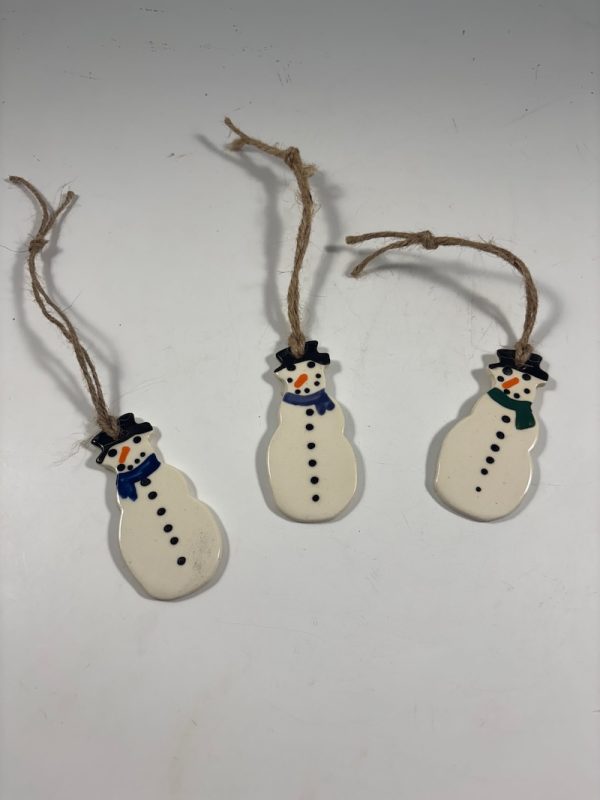 snow man ornaments