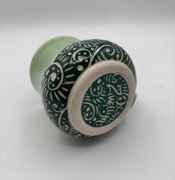 Green Day Dream Sgraffito Mug #2 - Image 3