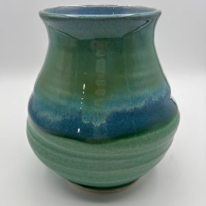 Green & Blue Wonky Vase