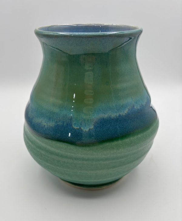 Green & Blue Wonky Vase