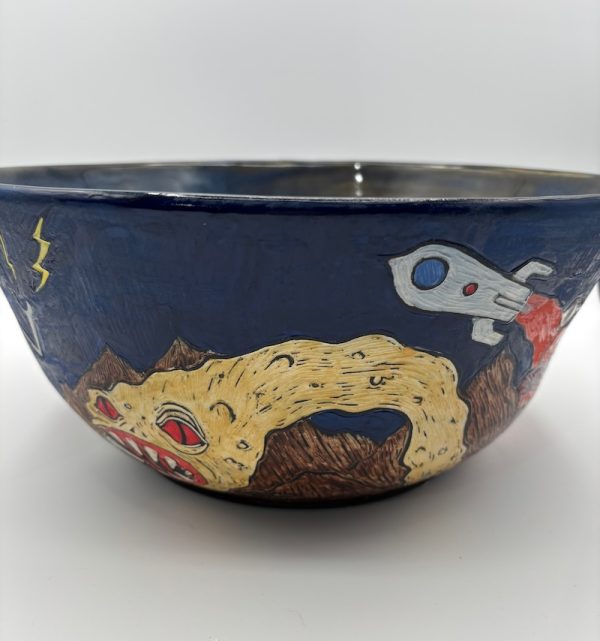 Robots vs Aliens Halloween Candy Bowl - Image 3