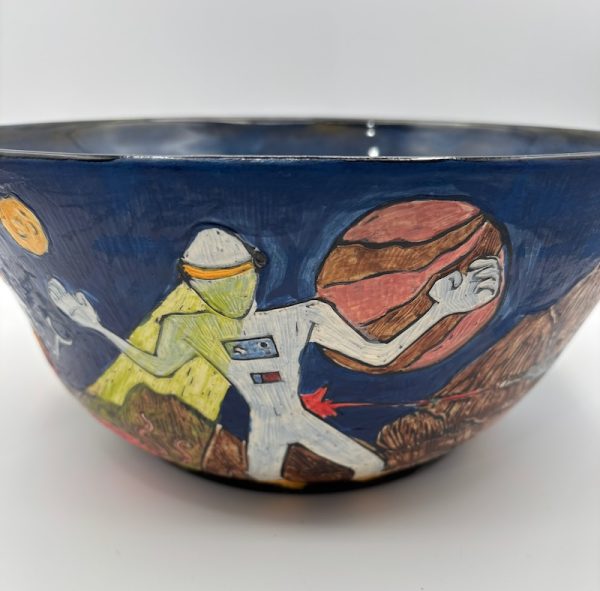 Robots vs Aliens Halloween Candy Bowl - Image 5