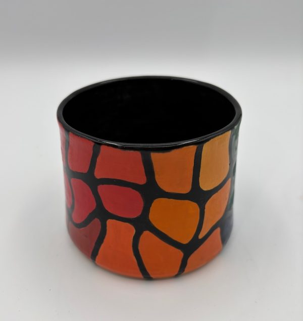 Pot with Mary's Rainbow Prismatic Design - Image 4