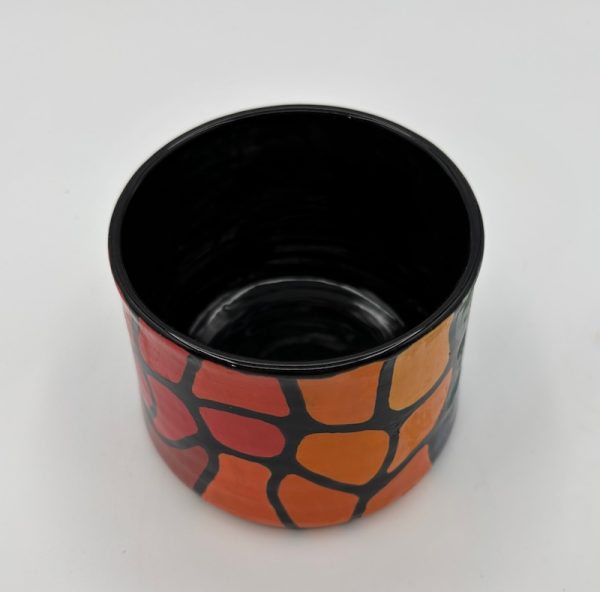 Pot with Mary's Rainbow Prismatic Design - Image 3
