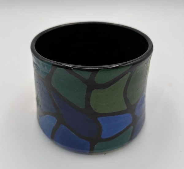 Pot with Mary's Rainbow Prismatic Design - Image 2