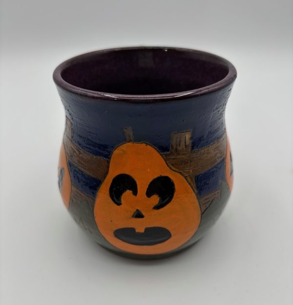 Jack-o-lantern Mug Purple - Image 2