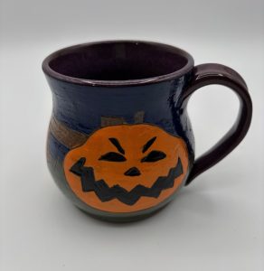 jack-o-lantern halloween mug