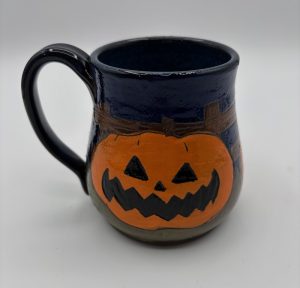 jack-o-lantern halloween mug