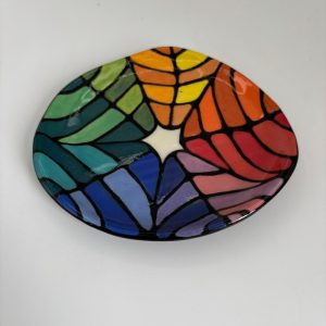 Small Dish #9 – Mary’s Rainbow Prismatic Collection