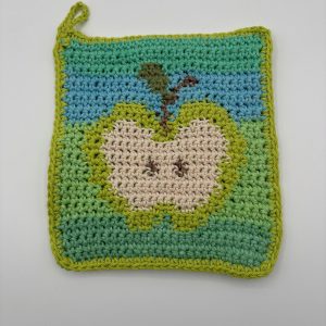 Apple Pot Holder - Granny Smith